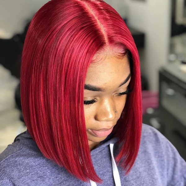 Honey Blonde Curly Bob with Natural Texture