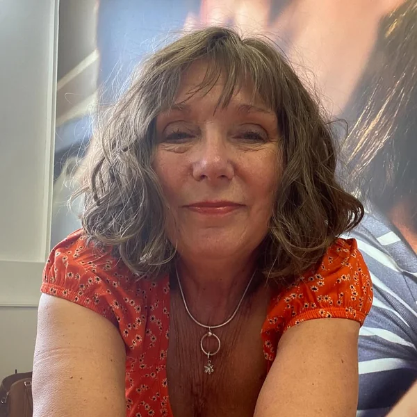 Soft Brunette Shag with Wispy Bardot Bangs