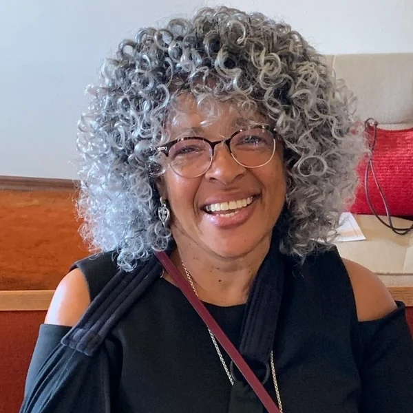 Voluminous Silver Ringlets with Natural Texture