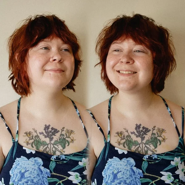 Wavy Reddish Copper Shag with Choppy Fringe