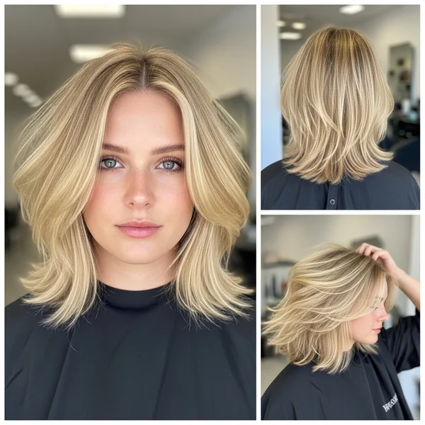 Blonde Messy Bob Hairstyles