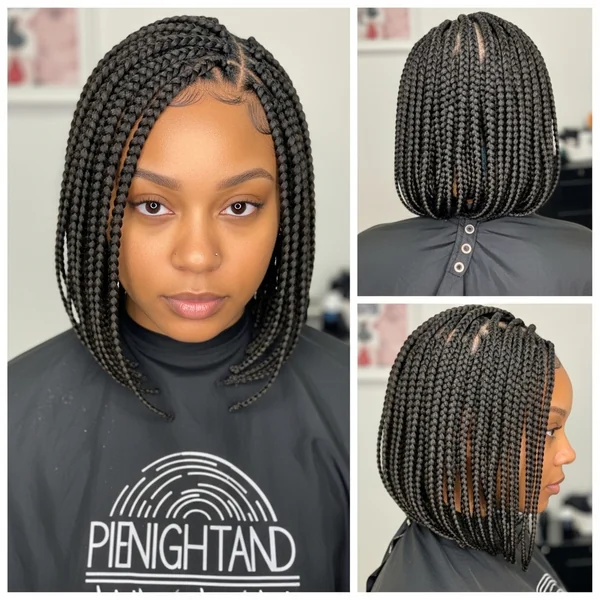 Box Braids Bob Hairstyles