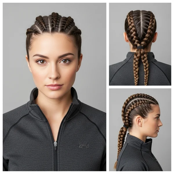 Braided Hairstyles Ponytail Sports