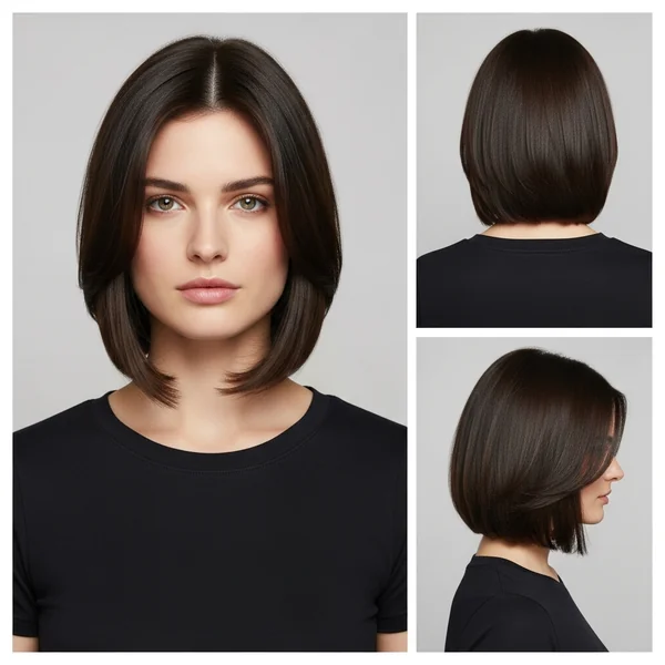 Butterfly Bob Haircut Straight