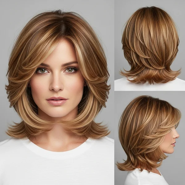 Butterfly Layered Bob Hairstyles