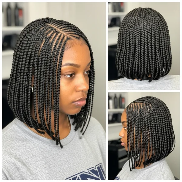 Cornrow Bob Braids Hairstyles
