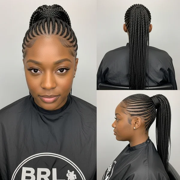 Cornrow Ponytail