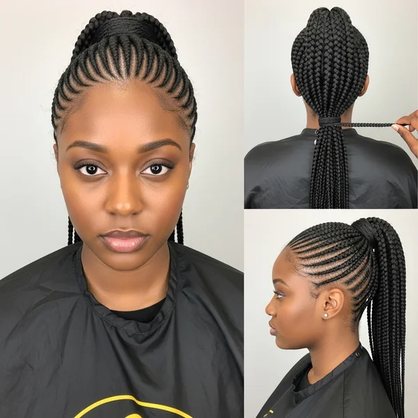 Cornrow Ponytail Hairstyles Black Women