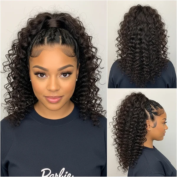 Curly Barbie Ponytail