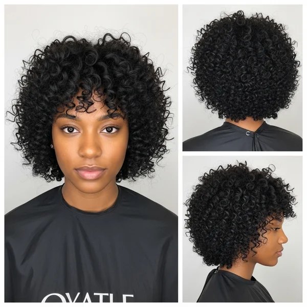 Curly Short Bob Hairstyles Black Women