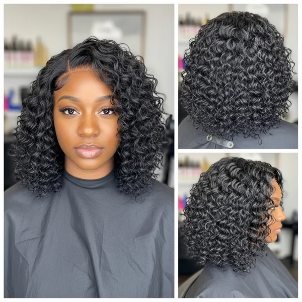 Curly Wig Bob Hairstyles Black Women