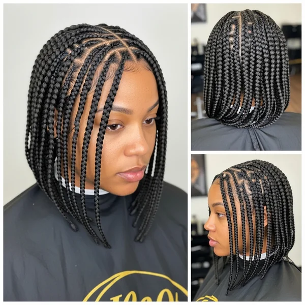 Goddess Braids Bob Hairstyles