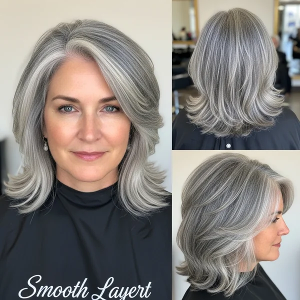 Gray Hairstyles for Women Over 60