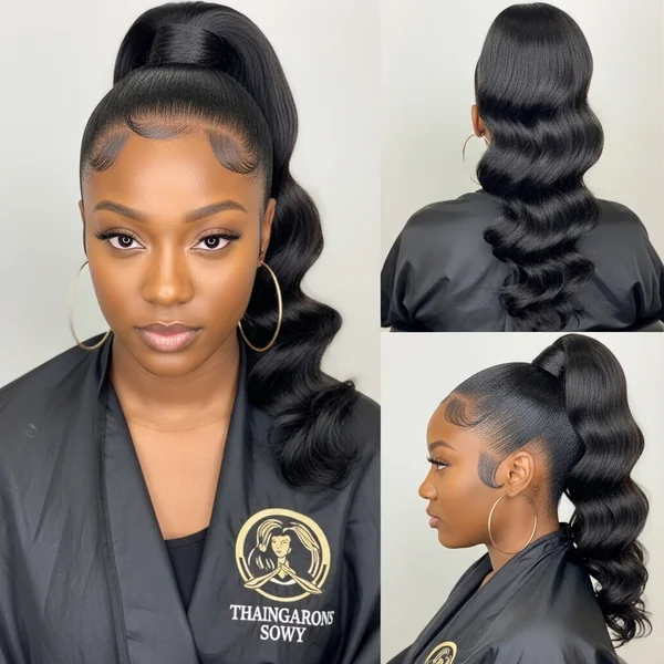 High Ponytail Hairstyles for Black Women