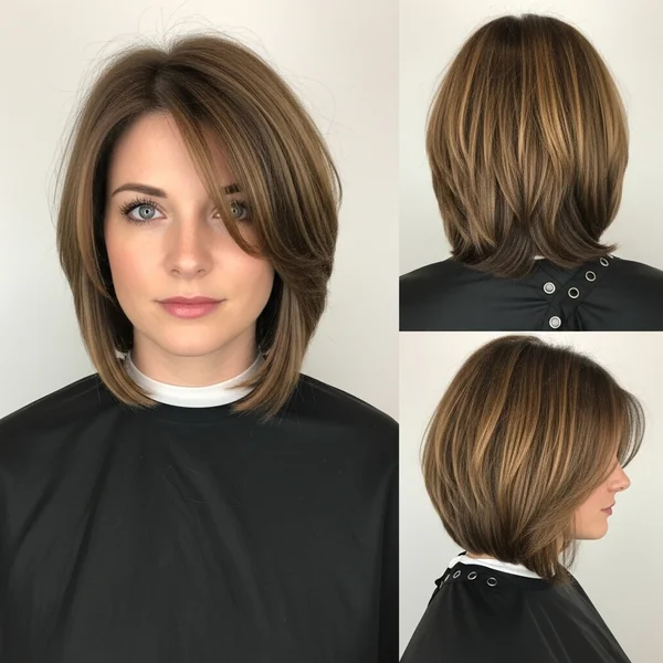 Inverted Layered Bob Hairstyles