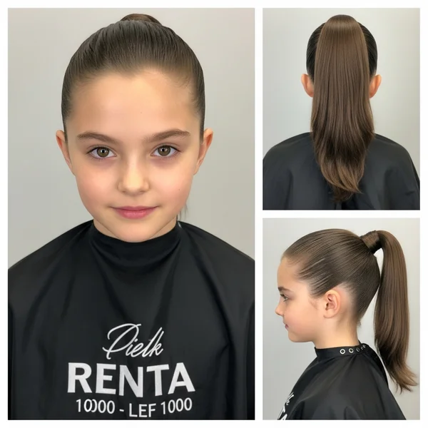 Kids Sleek Ponytail Hairstyles