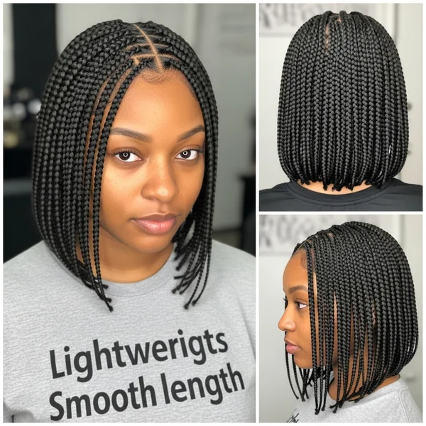 Knotless Bob Braids Hairstyles