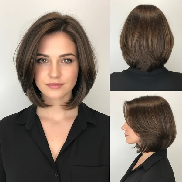 Layered Angled Bob Hairstyles