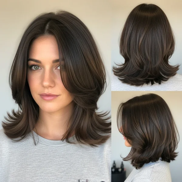 Layered Bob Hairstyles for Brunette Hair