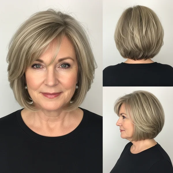 Layered Bob Hairstyles Over 50