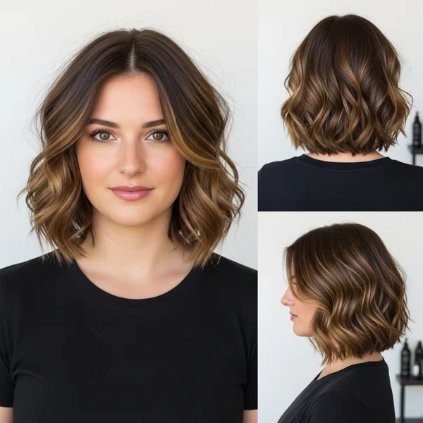 Layered Bob Hairstyles Wavy Hair