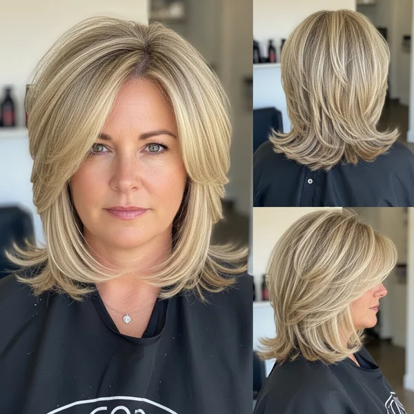 Long Bob Hairstyles For Thick Hair Blonde