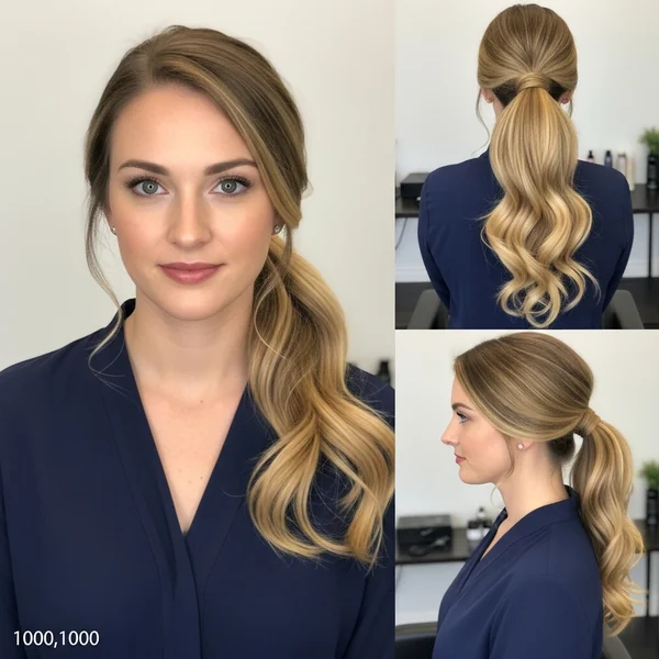 Low Ponytail Prom Hairstyles