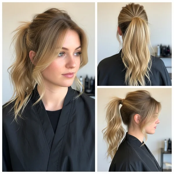 Messy Ponytail Hairstyles for Long Hair