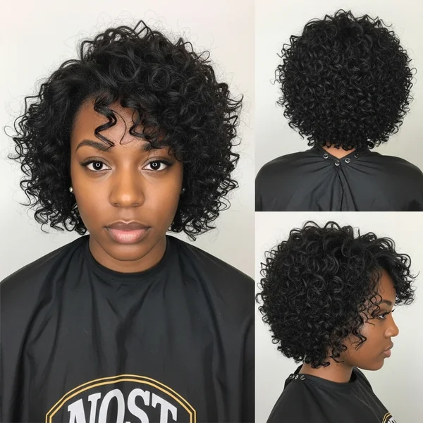natural bob hairstyles for black women curls curly short