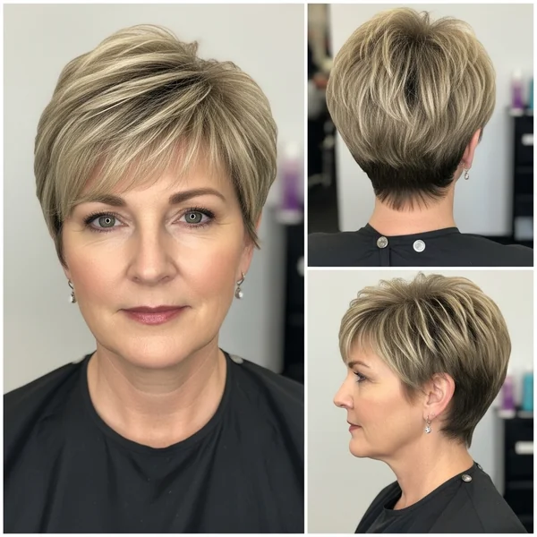 Pixie Hairstyles for Older Women Over 60