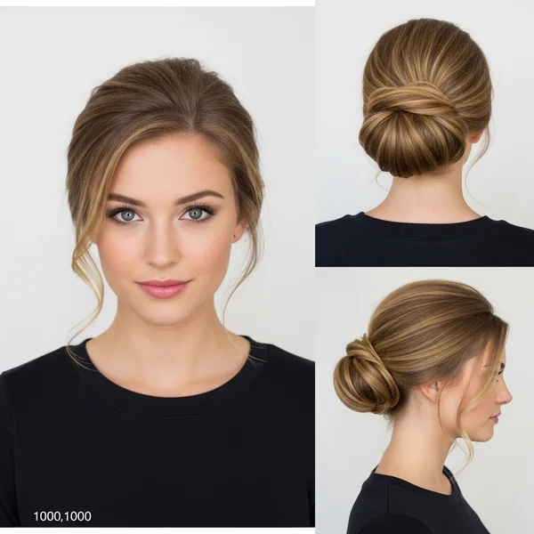Pretty Bun Hairstyles for Prom