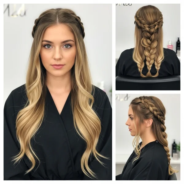 Prom Braid Hairstyles for Long Hair