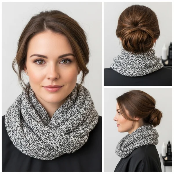 Scarf Hairstyles for Winter