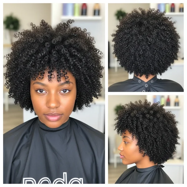 Short Curly Afro Hairstyles Black Women