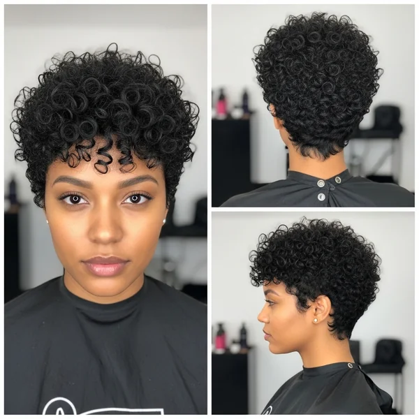 Short Curly Hairstyles for Black Women Curls Pixie Haircuts