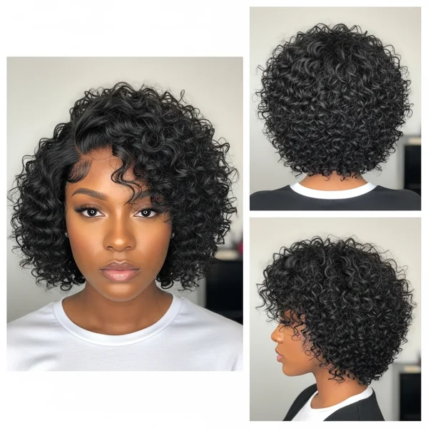 Short Curly Wig Hairstyles Black Women