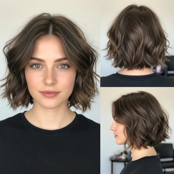Short Layered Haircuts for Wavy Hair