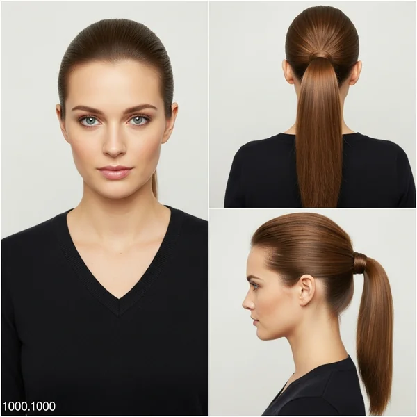Sleek Low Ponytail Hairstyles