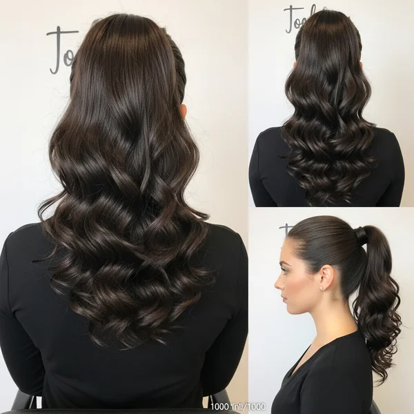 Sleek Ponytail Hairstyles Curly Hair