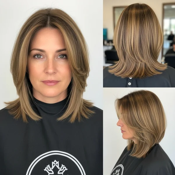 Straight Medium Length Haircuts