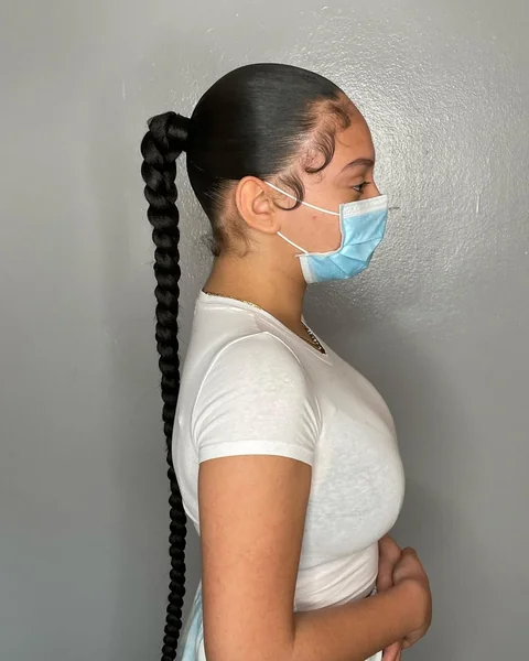 Two Ways to Rock a Long Braided Ponytail