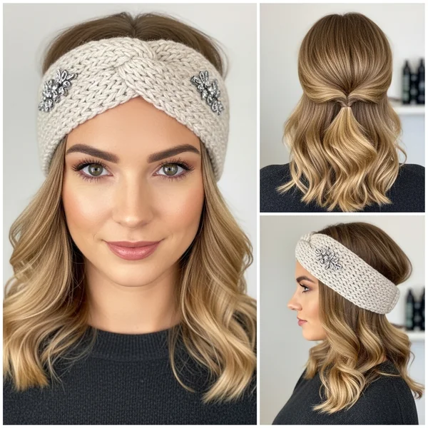 Winter Headbands Hairstyles