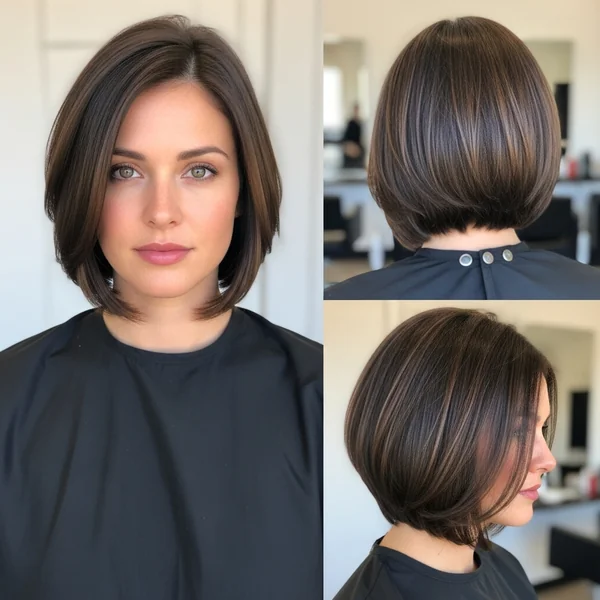 Short Hairstyle Women Straight Hair