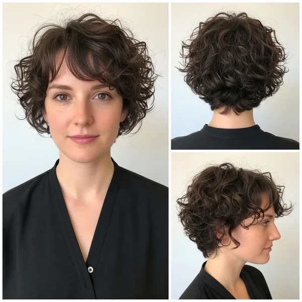 Short Hairstyles For Fine Curly Hair