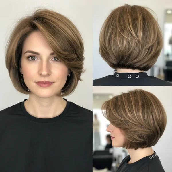 Short Hairstyle Women Oval Face