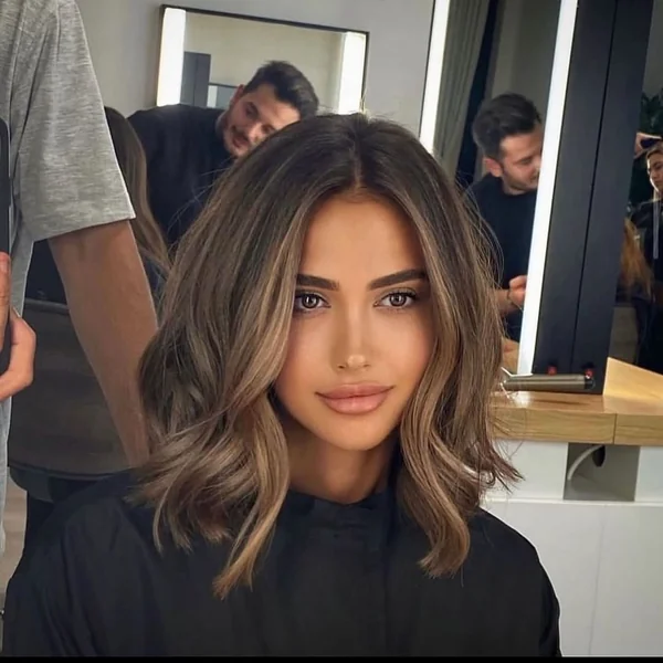Modern Sleek Platinum Blonde Blunt Bob with Precision Cut