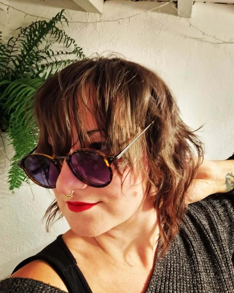 Soft Textured Espresso Bob with Subtle Dimensional Waves