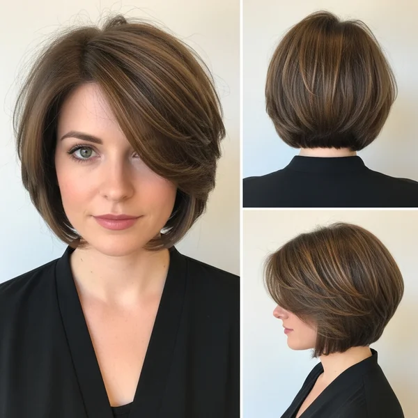 Short Layered Bob Hairstyles For Fine Hair
