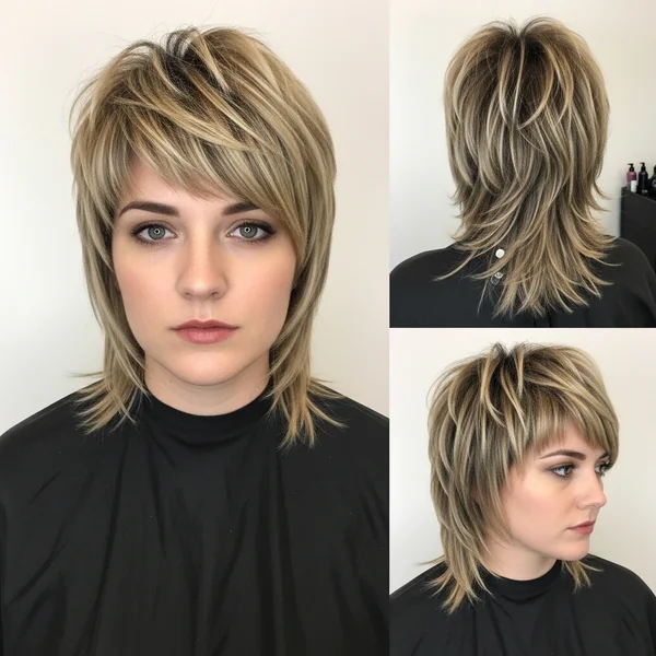 Short Mullet Hairstyle Women