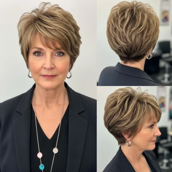 Short Hairstyles For Fine Hair Over 50